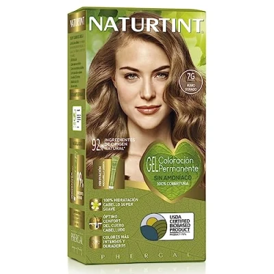 Abbildung von Naturtint Haarfarbe Oohne Ammoniak, 7G. Goldene Blondine, Hoher Anteil an natürlichen Inhaltsstoffen, 170ml
