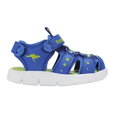 Abbildung von KangaROOS Jungen Unisex Kinder K Mini Sandale, Navy Lime, 24 EU