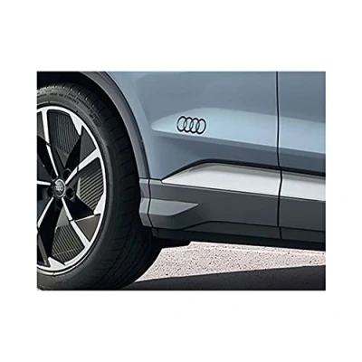 Abbildung von Audi 89A064317Y9B Dekorfolie Ringe Logo Emblem Design Folie, schwarz