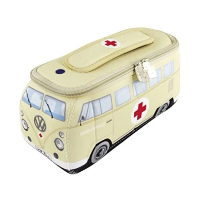 Abbildung von VW Collection by Brisa Bulli BUS 3D Universaltasche Kosmetiktasche, Größe: One Size, Beige