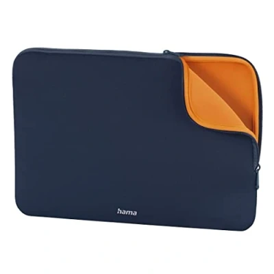 Abbildung von Hama Tasche für Tablet und Notebook bis 14.1 Zoll (Tablettasche, Laptoptasche Notebook, Tablet, MacBook, Surface 14,1 Zoll, Hülle, Case, Laptophülle, Sleeve) blau