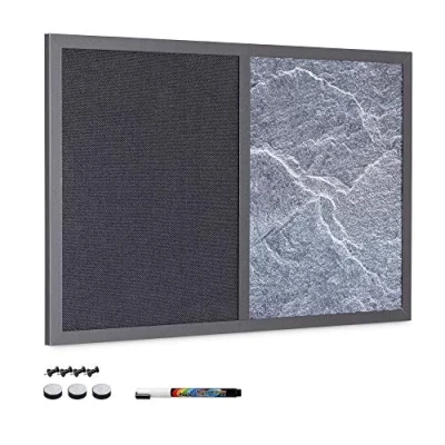 Abbildung von Navaris Memoboard Kombitafel aus Kreidetafel und Pinnwand 60x40 cm, (1 tlg)