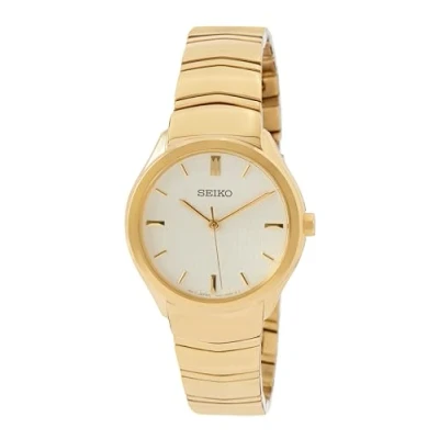 Abbildung von Seiko Damen Analog Japanisches Quarzwerk Uhr mit Edelstahl Armband SUR552P1