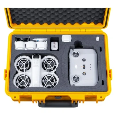 Abbildung von Lykus Titan N110 Wasserdicht Tasche/Koffer/Case für DJI Neo Combo, RC N3/DJI 2, Unterstützung 7 Akkus[NUR Koffer]