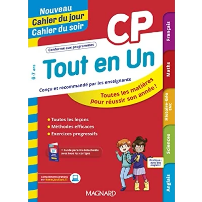 Abbildung von Nouveau Cahier du Jour / Soir Tout en un CP: Toutes les matières pour réussir son année