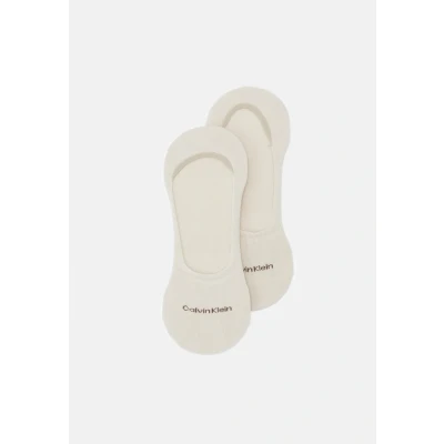 Abbildung von Calvin Klein Underwear Footie MID CUT 2 PACK Unisex Füßlinge, Größe: 39 42, Sand
