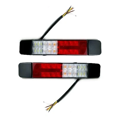 Abbildung von MelTruck® 2x 5 Funktions LED Rückleuchte 12V 24V E9 für LKW Anhänger Trailer Wohnwagen