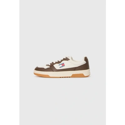 Abbildung von Tommy Jeans Sneaker low, Herren, Größe: 42, Ivory/brown Schuhe