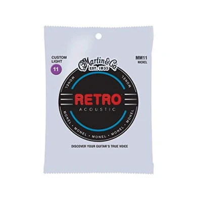 Abbildung von C.F Martin Retro Saiten für Akustikgitarre, Individuelles Licht (MM11)