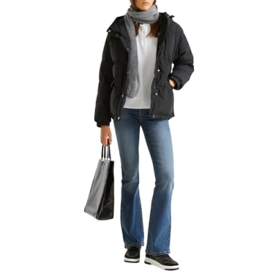 Abbildung von United Colors of Benetton Short Puffer Padded Winterjacke, Damen, Größe: XS, Black