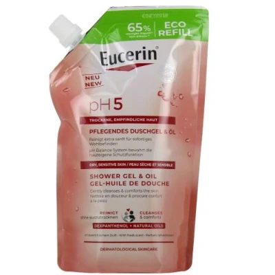 Abbildung von Eucerin Ph5 Duschgel &amp; Öl Empfindl. Haut Nachfüll 400 ml