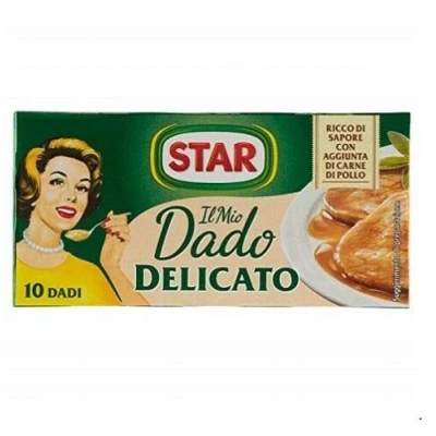 Abbildung von 6x Star Delicato dado brodo Suppenwürfel Brühe sanft reich an Geschmack 10 pz
