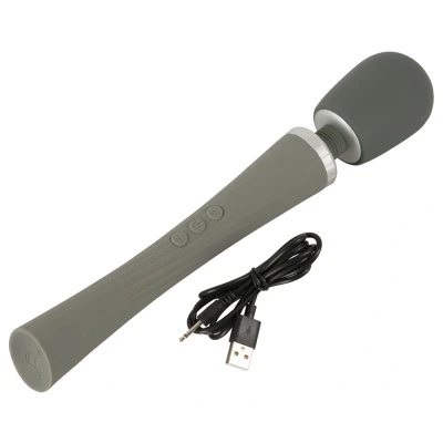 Abbildung von Massagestab „Super Strong Wand Vibrator“ mit extra langem Griff, 5 Vibrationsmodi in 3 Geschwindigkeiten