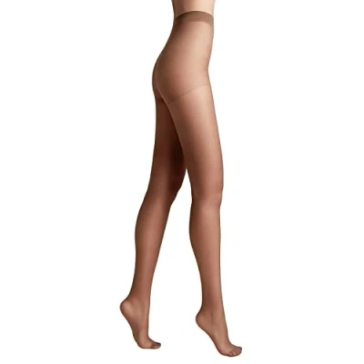 Abbildung von Conte elegant matte Damenstrumpfhose mit Seideneffekt NUANCE 40 DEN verstärkte Feinstrumpfhose Damen Strumpfhose extrem elastisch Farbe Natural Größe 3