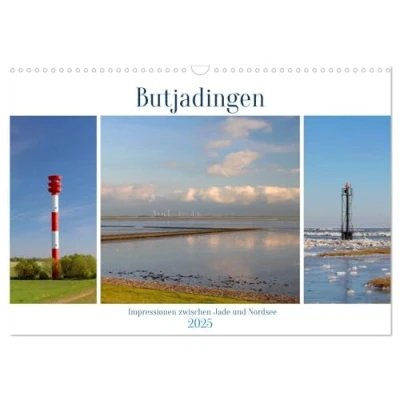 Abbildung von Butjadingen. Impressionen zwischen Jade und Nordsee (Wandkalender 2025 DIN A3 quer), CALVENDO Monatskalender