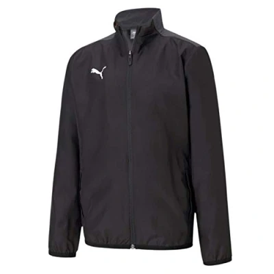Abbildung von PUMA Unisex Kinder, teamGOAL 23 Sideline Jacket Jr Trainingsjacke, Black Asphalt, 128