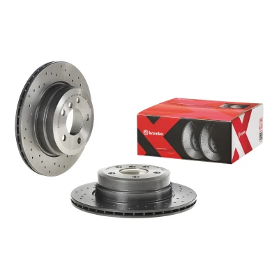 Abbildung von BREMBO 09.9925.1X Bremsscheibe 320 20 5 gelocht/innenbel. beschichtet hochgekohlt mit Schrauben BMW: X5, X6