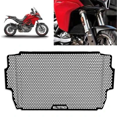 Abbildung von Moto Kühlerschutz Kühler Kühlerabdeckung für Multistrada 950 2017 2023 1260/S/Enduro/Pro 2018 1200 2015