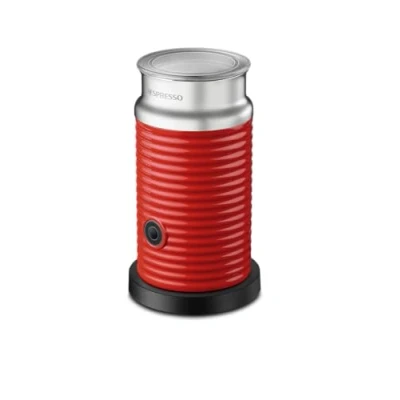 Abbildung von NESPRESSO Aeroccino3 Milchaufschäumer, Elektrischer Milchaufschäumer für 120 ml cremigen Milchschaum und 240 heiße Milch, Rot