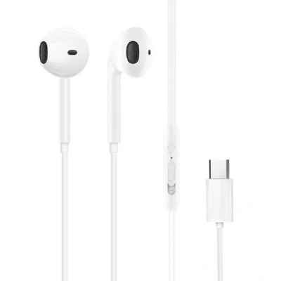 Abbildung von Dudao X3c USB C Kopfhörer mit Mikrofon Headset TYPE Anschluss weiß In Ear