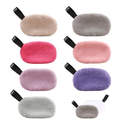 Abbildung von 7er Pack doppelseitiger Gesichtswaschschwamm, waschbare Make up Entfernungstücher, wiederverwendbare Wattepads, Entferner Pads, Wattepads