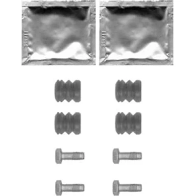 Abbildung von HELLA 8DZ 355 201 581 Zubehörsatz, Bremssattel AUDI: A6 C4 Avant, TT Coupe, BMW: 3 Limousine, RENAULT: CLIO 2