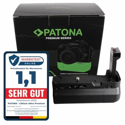 Abbildung von PATONA 1478 Batteriegriff kompatibel mit Canon EOS RP R8 Fernauslöser (Batteriefach für 2X LP E17)