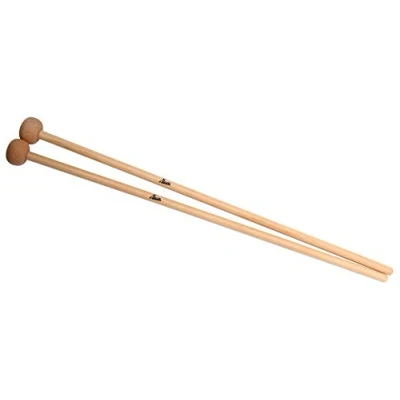 Abbildung von XDrum MG4 Glockenspielschlägel (Lieferung im Paar, Percussion, Ahorn Holz, Gesamtlänge: 38 cm, Kopfdurchmesser: 26 mm)