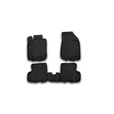 Abbildung von Element Passgenaue Premium 3D Gummimatten Fussmatten passend für Dacia Duster, Mk1 I, 2010 2017, 4WD, 4 TLG.