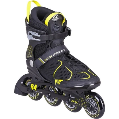 Abbildung von K2 Inlineskates F.I.T. 84 SPEED ALU Inline Skate black/yellow