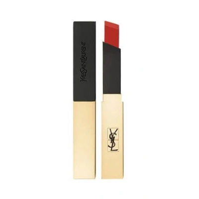 Abbildung von Yves Saint Laurent Lippenstift Lip Make Up Rouge Pur Couture The Slim Leather Matte Lipstick 10 Corail Antinomique