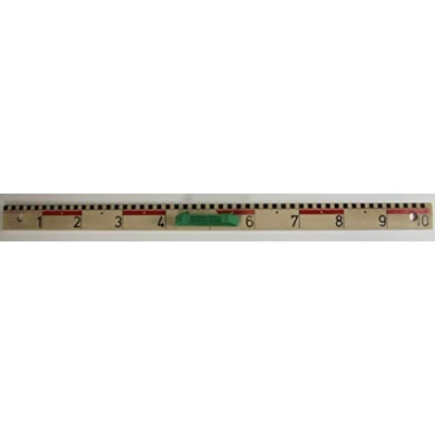 Abbildung von WISSNER aktiv lernen Tafel Zeichengeräte Dezimeter Lineal 100 cm RE Wood