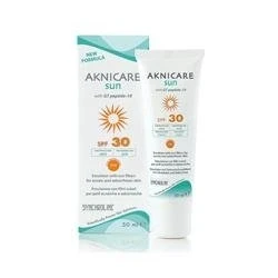Abbildung von SYNCHROLINE AKNICARE SUN FACE UVB 30 UVA 20 50ml For acne by GENERAL TOPICS Srl