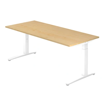 Abbildung von Hammerbacher Schreibtisch XB19 Ahorn/Weiß