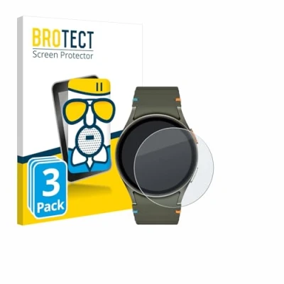 Abbildung von BROTECT Entspiegelungs Schutzglas für Samsung Galaxy Watch 7 (40 mm) (3 Stück) Schutz Folie Panzerfolie Glas Matt [Extrem Kratzfest 9H, Anti Reflex]