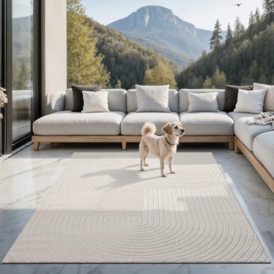 Abbildung von the carpet Teppich &quot;Tenerife Plus&quot;, rechteckig, Plus moderner robuster In und Outdoor