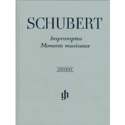 Abbildung von Impromptus und Moments musicaux; Klavier 2 ms, Leinenausgabe: Besetzung: zu zwei Händen (G. Henle Urtext Ausgabe)