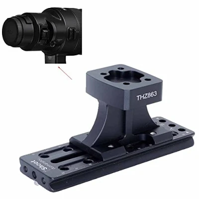 Abbildung von iShoot Stativschelle Fuß Stativring Stand Objektiv Montage Stativ Base Halterungsring Halterung Kompatibel mit Nikon Z 400mm f/2.8 TC VR S, 600mm f/4 800mm f/6.3 Arca Fit Platte