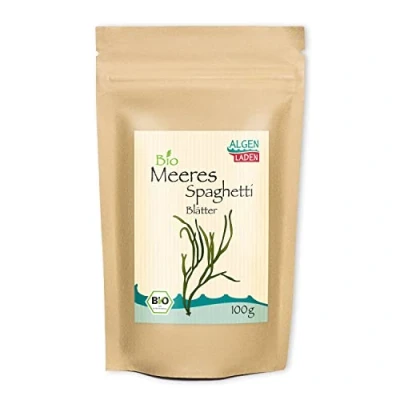 Abbildung von ALGENLADEN BIO Meeresspaghetti Blätter 100 g Pasta Alternative Algennudeln Algen aus dem Atlantik Rohkost Vegan Low Carb