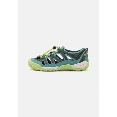 Abbildung von Jack Wolfskin Levente Unisex Trekkingsandale für Kinder, Größe: 32, Slate green Schuhe