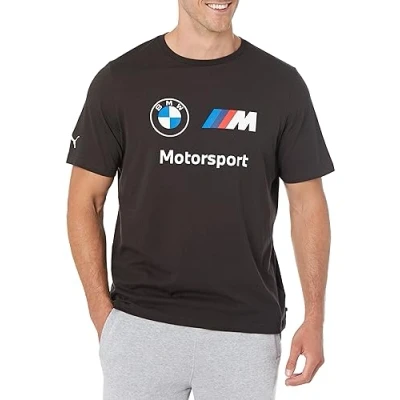 Abbildung von PUMA Herren BMW M Motorsport Essentials Logo T Shirt, Schwarz, Klein