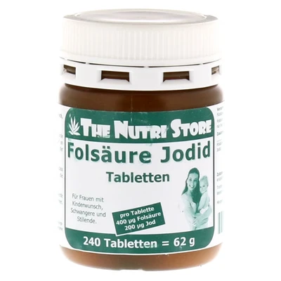 Abbildung von Folsäure 400+jod 200 Tabletten 240 St