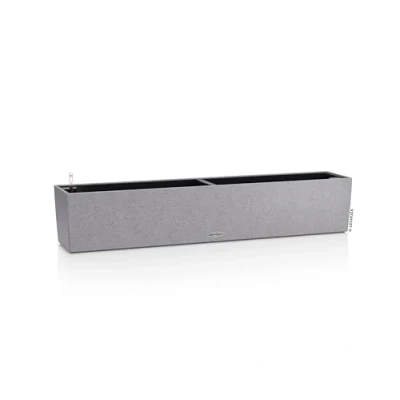 Abbildung von Lechuza® Balkonkasten BALCONERA Stone 100 steingrau (Komplettset)