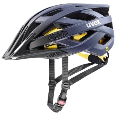 Abbildung von uvex i vo cc MIPS Leichter Fahrradhelm für Damen und Herren Sysytem erweiterbar mit LED Licht Midnight Silver matt 52 57 cm