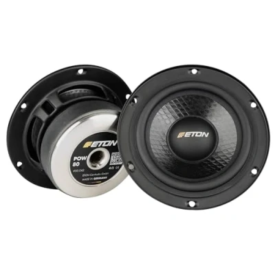 Abbildung von ETON POW 80 Klangstarker mm (3“) Mitteltöner, Auto Lautsprecher mit kräftigem Ferrit Magneten, Sound System Ergänzung / POW+ Serie, 1 Paar