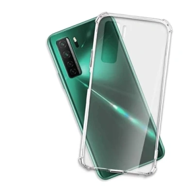 Abbildung von mtb more energy® Hülle Crystal Armor kompatibel mit Huawei P40 Lite 5G, Nova 7 SE (6.5&#039;&#039;) verstärkte Ecken Anti Shock Schutzhülle Case Cover Tasche