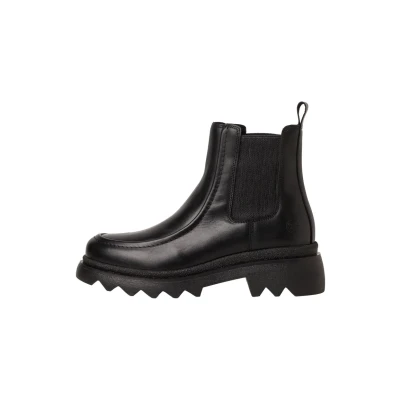 Abbildung von Tamaris Chelsea Plateaustiefelette, Damen, Größe: 38, Black leather Schuhe
