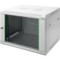 Abbildung von DIGITUS Netzwerkschrank 19 Zoll Rack 12HE Wandmontage 450mm Tiefe Traglast 60kg Dynamic Basic Serie Grau