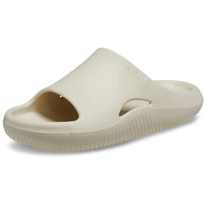 Abbildung von Crocs Unisex Mellow Recovery Slide Slide, Bone, 46/47 EU