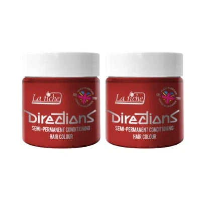Abbildung von La Riche Directions Semipermanente Haarfarbe 100 ml Dose 2er Pack (Poppy Red)